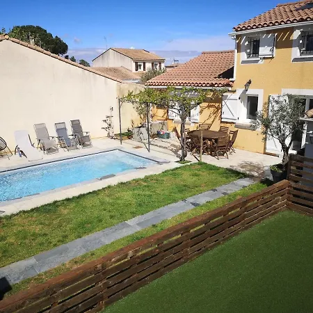 Belle Maison Familiale Avec Piscine, Stade, Et Nombreuses Activites * Cournonterral