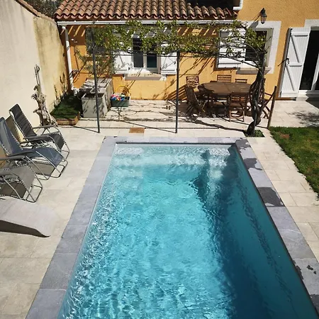 Belle Maison Familiale Avec Piscine, Stade, Et Nombreuses Activites Villa Cournonterral